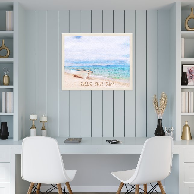 Póster Mares Cita Del Día En Arena De Playa (Subido por el creador)