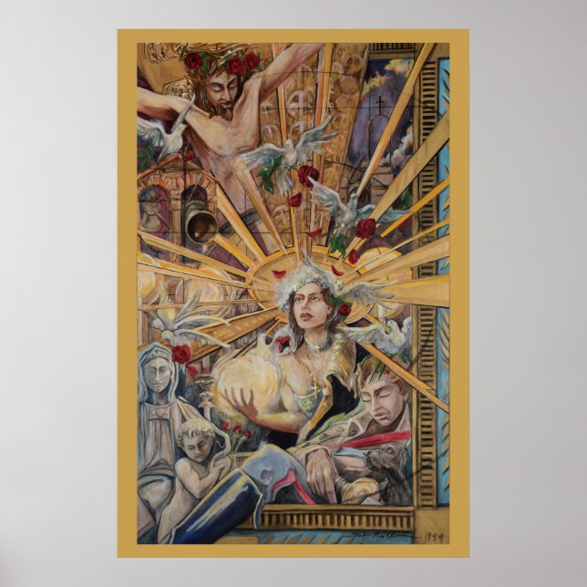 Póster Margaret de Cortona por Stan Mullins (Frente)