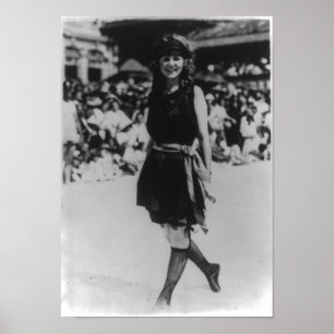 Póster Margaret Gorman, primero MISS A ESTADOS UNIDOS