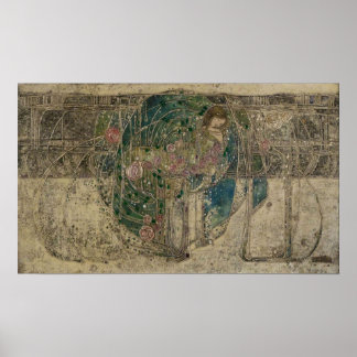 Póster Margaret Macdonald La Glasgow Princesa Durmiente