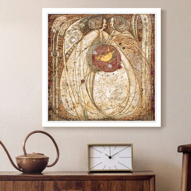 Póster Margaret MacDonald Mackintosh Corazón del Rosa (Subido por el creador)
