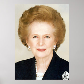 Póster Margaret Thatcher La Dama De Hierro