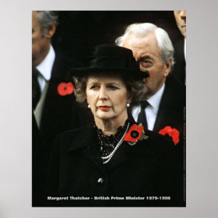 Póster Margaret Thatcher, Primera Ministra