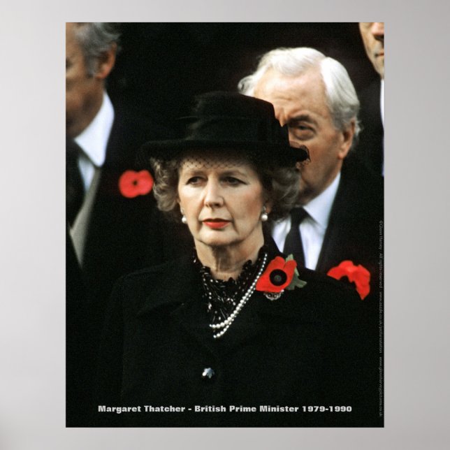 Póster Margaret Thatcher, Primera Ministra (Frente)