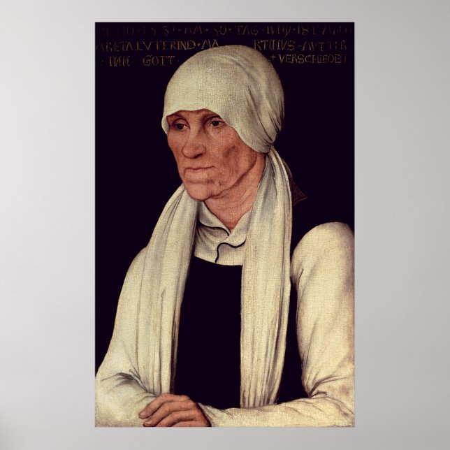 Póster Margarethe Luther, madre de Martin Luther (Frente)