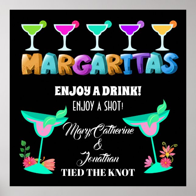 Póster Margarita Bar Poster (Frente)