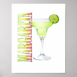 Póster Margarita Colored Pencil Drawing