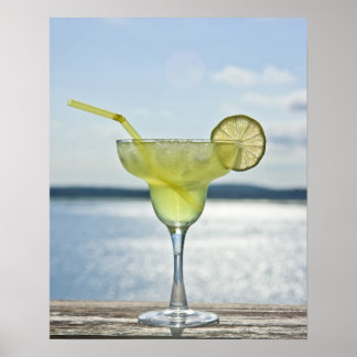 Póster Margarita junto al mar