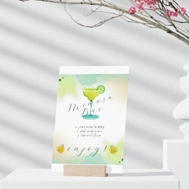 Póster Margarita Lime Bridal Shower Mimosa Bar