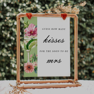 Póster Margarita mexicana: ¿Cuántos Rótulos de ducha nupc