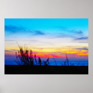 Póster Margarita Sunset Poster