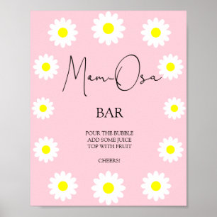 Póster Margaritas Flores Silvestres - Mamá-osa bar