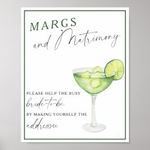 Póster Margs & Matrimony Ayudan a la ocupada dirección de