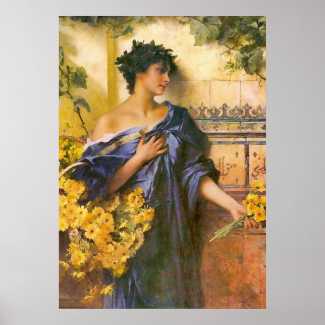 Póster Margueritas de Conrad Kiesel (Frente)
