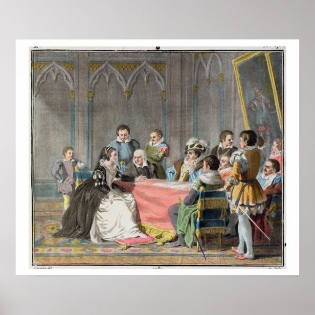 Póster Marguerite de Valois (1553-1615) frente al S (Frente)