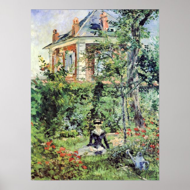 Póster Marguerite en el Jardín de Bellevue (Frente)