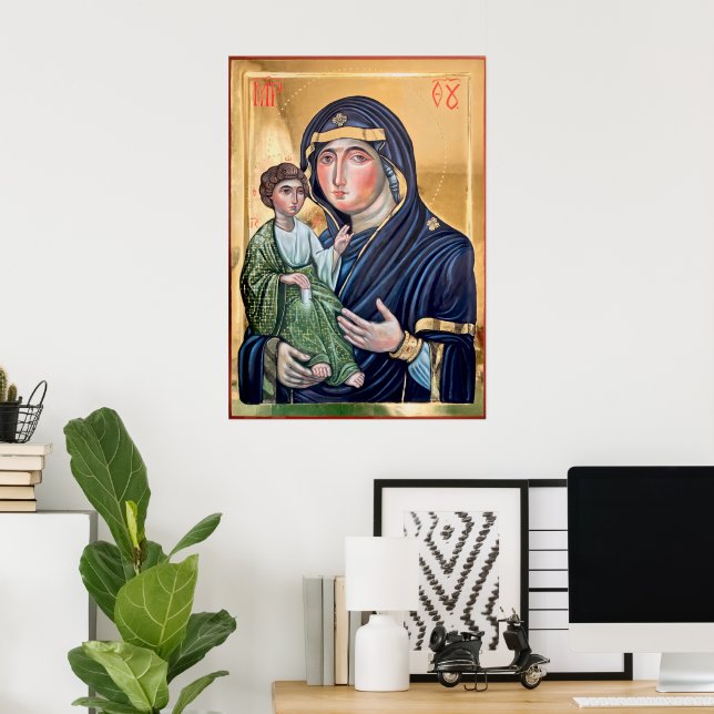 Póster Maria Advocata Nostra Icon (Oficina en casa)