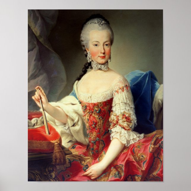 Póster María Amalia Habsburg-Lothringen (Frente)