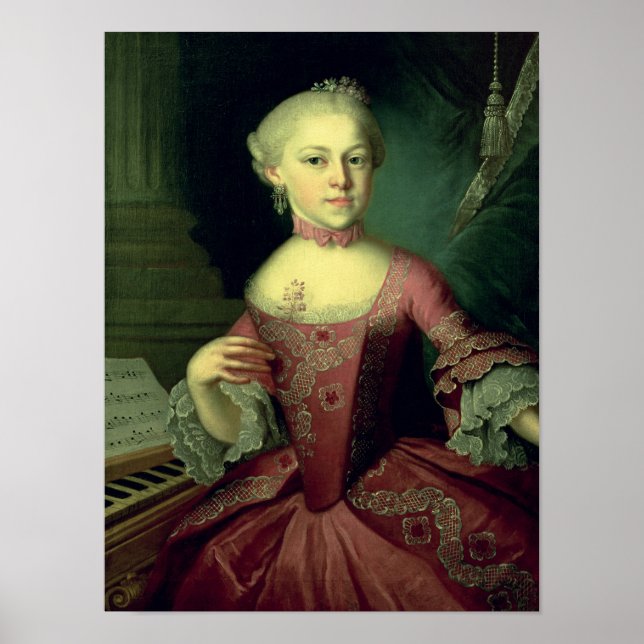 Póster Maria-Anna Mozart, llamada 'Nannerl' (Frente)