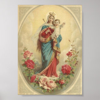 Póster María, Auxilio de Cristianos