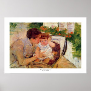 Póster Maria Cassatt.1881.Susan que conforta la impresió