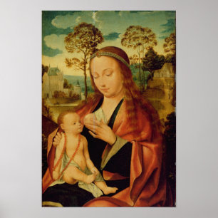 Póster María con el Niño Cristo, a principios del siglo X