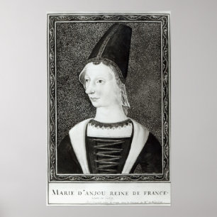 Póster María de Anjou Reina de Francia