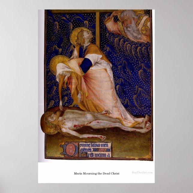 Póster María de luto por el Cristo muerto (Frente)