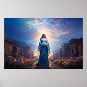 Póster María de Nazaret caminando sola