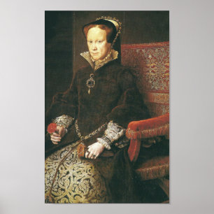 Póster Maria I de Inglaterra "bloody mary "