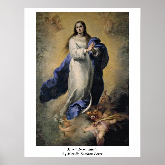 Póster Maria Immaculata Por Murillo Esteban Perez (Frente)