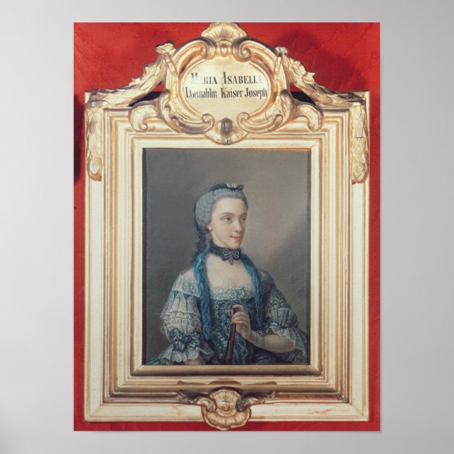 Póster María Isabel de Parma (Frente)