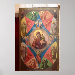 Póster María, Jesús Y Ángeles