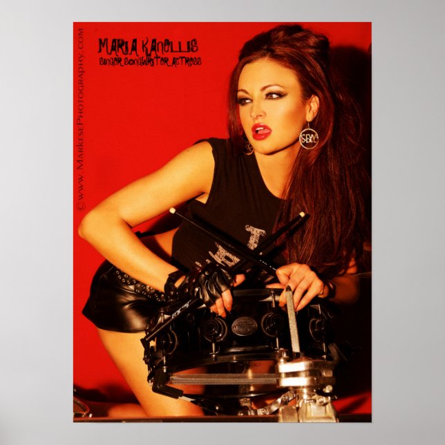 PÓSTER MARIA KANELLIS DRUMMER POSTER (Frente)