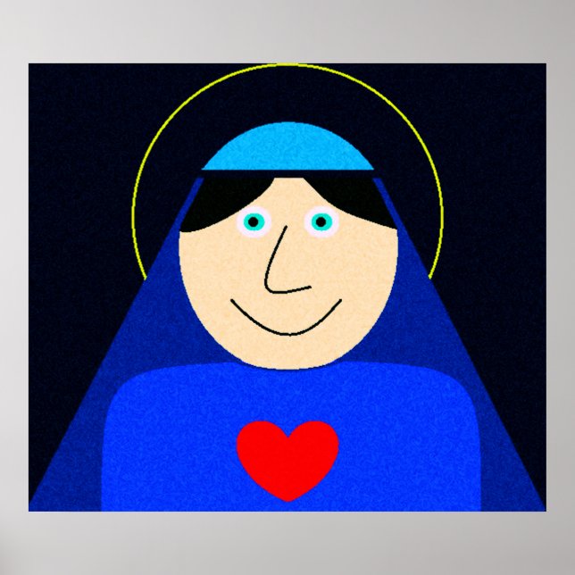 Póster María Madre de Dios (Frente)