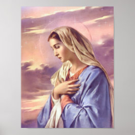 Póster María madre de Dios, la santa virgen, poster