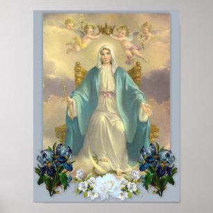 Póster María madre de Dios, la santa virgen, poster