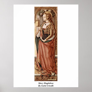 Póster Maria Magdalena. Por Carlo Crivelli