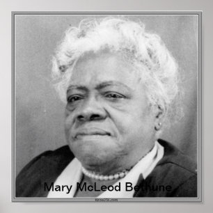 Póster Maria McLeod Bethune