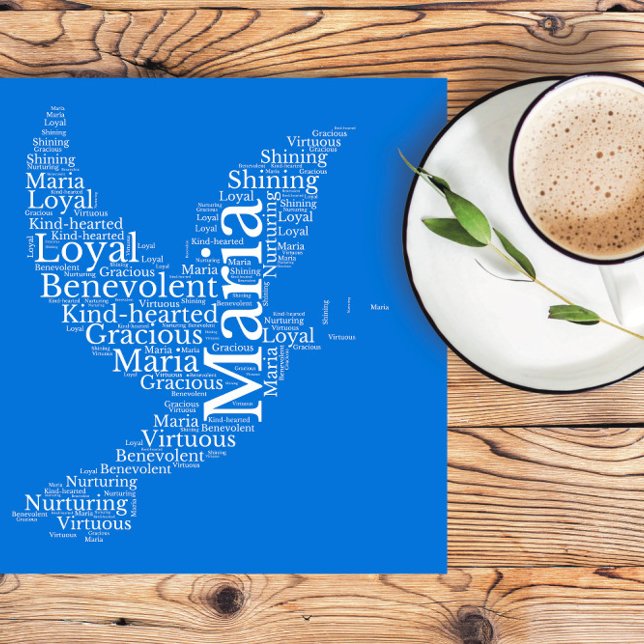 Póster Maria Name Cloud Personalizable Poster (Subido por el creador)