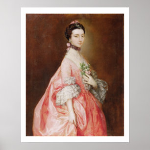 Póster Maria poco, señora posterior Carr (aceite en lona)