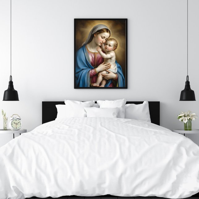 Póster María y el Niño Jesús (Subido por el creador)