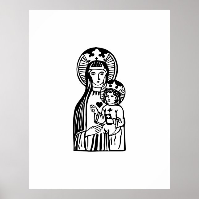 Póster María y Jesús (Frente)
