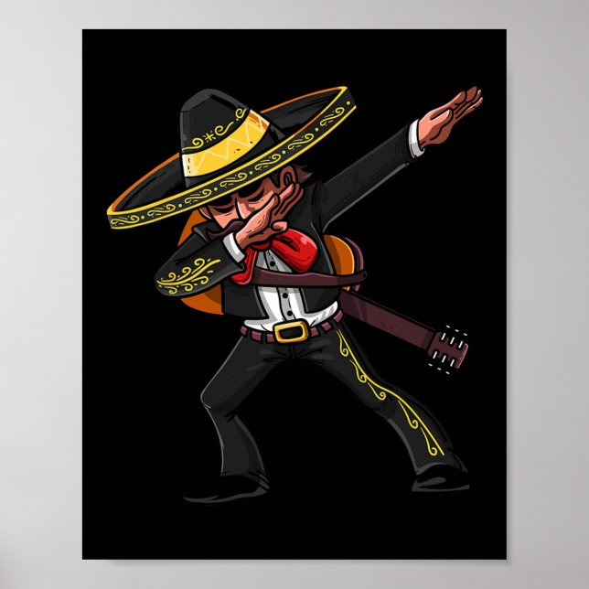 Póster Mariachi Cinco De Mayo Costume Tee (Frente)
