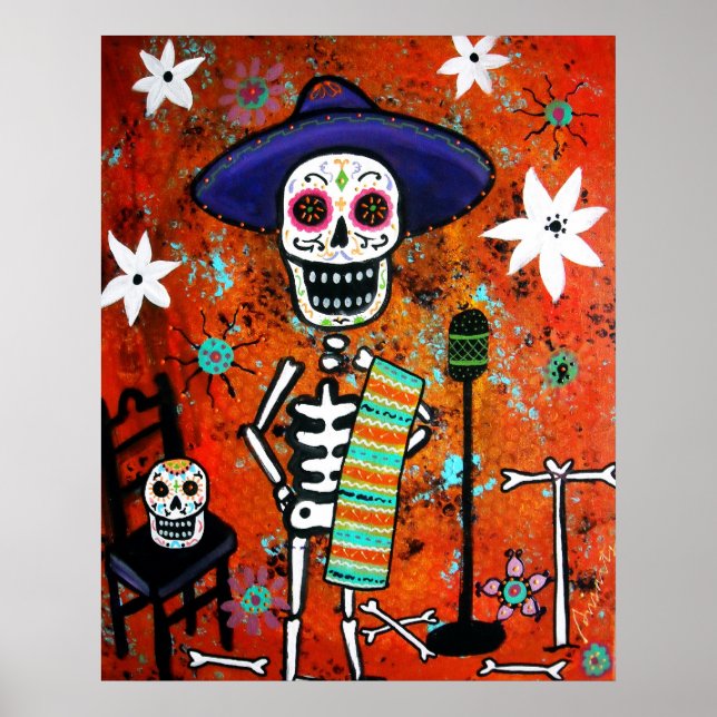 PÓSTER MARIACHI DIA DE LOS MUERTOS (Frente)