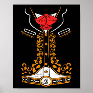 Póster Mariachi Mexicana Cinco De Mayo Costume Charro Cel