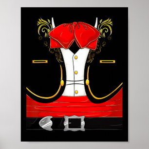 Póster Mariachi mexicana disfraz de Halloween Charro Cinc