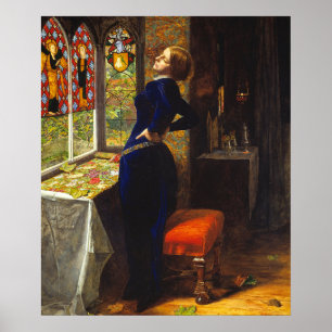 Póster Mariana, c. 1851 de Sir John Everett Millais
