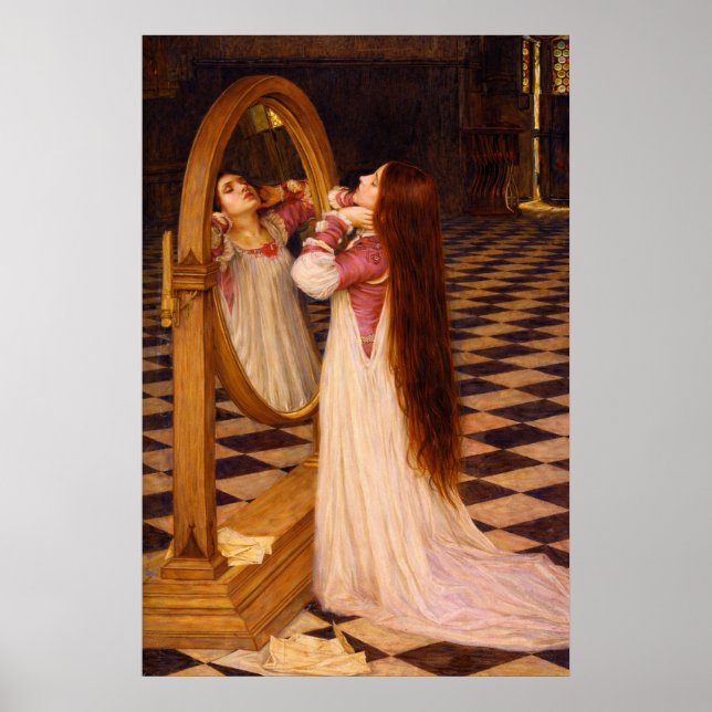 Póster Mariana en el Sur de John William Waterhouse (Frente)