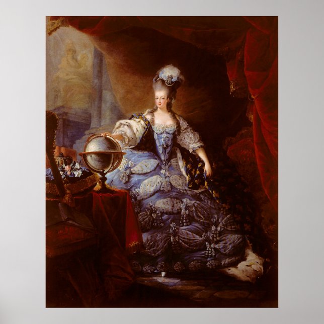 Póster Marie Antoinett de Austria, por Jean Baptiste Dago (Frente)
